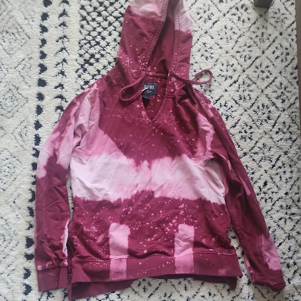 Pink Tie-Dye Hoodie